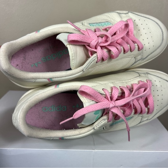 Adidas Continental 80 Off White Pink Sneakers - Picture 6 of 7